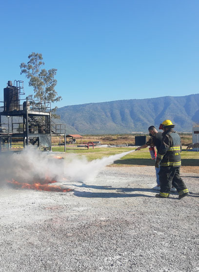 equipos contra incendios